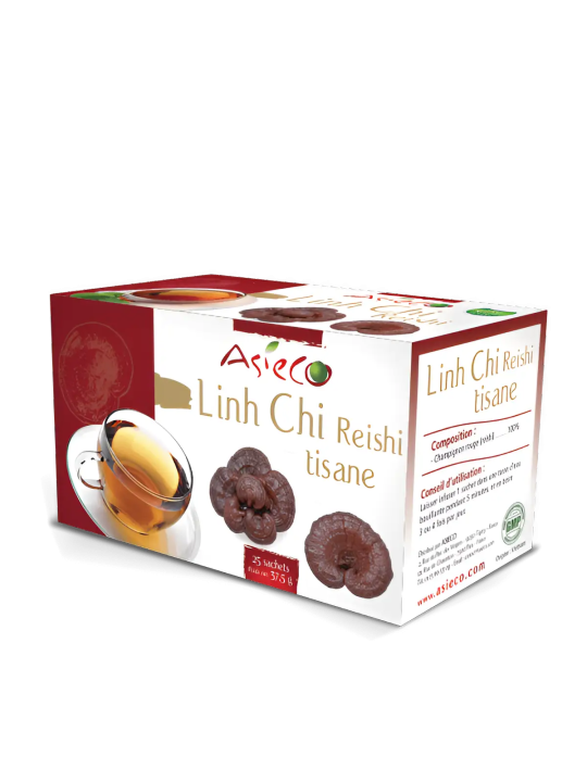 Tisane Reishi Ganoderma lucidum - 40 sachets de 1.5g