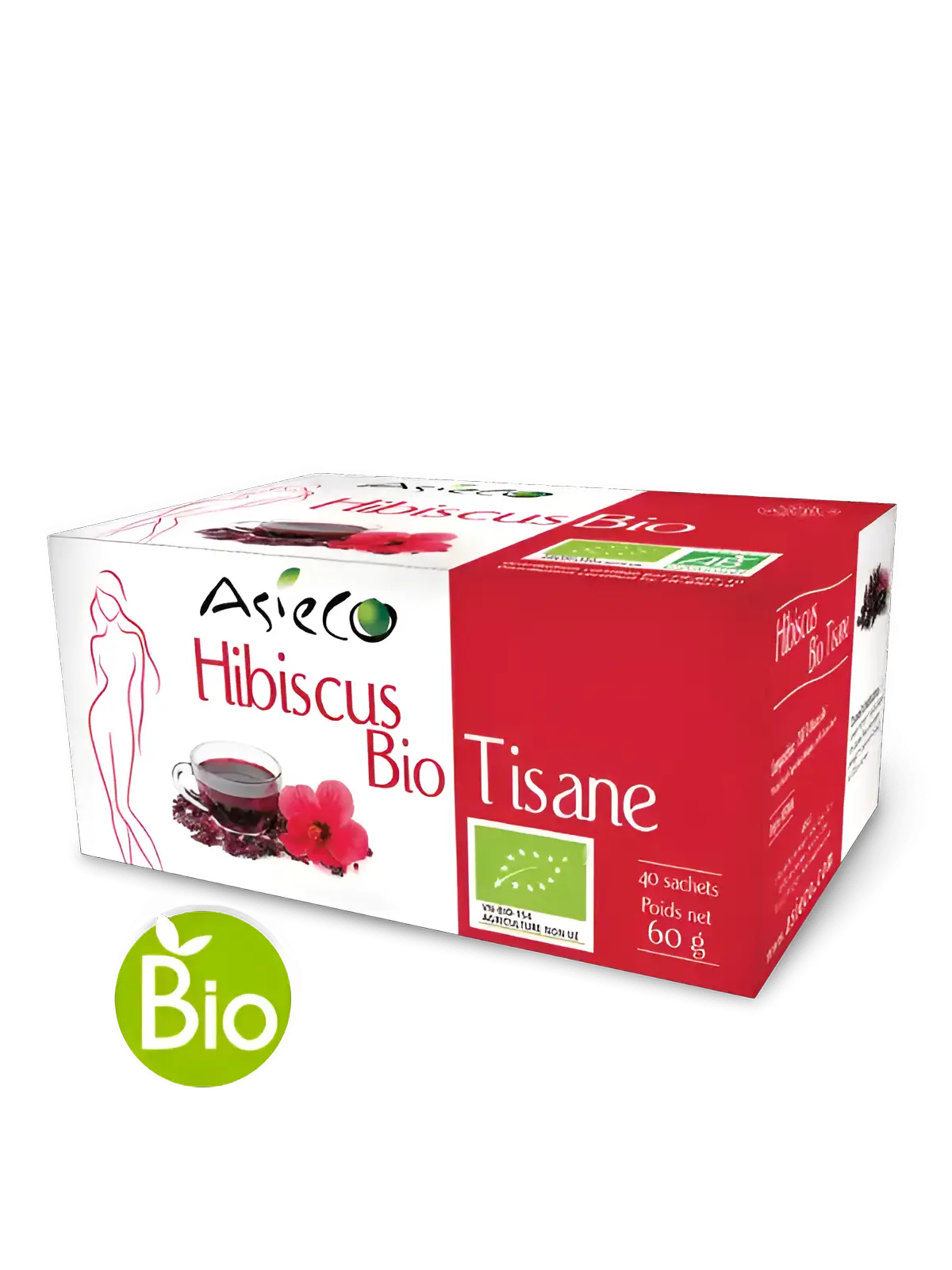 Tisane Hibiscus BIO - 40 sachets - 60g