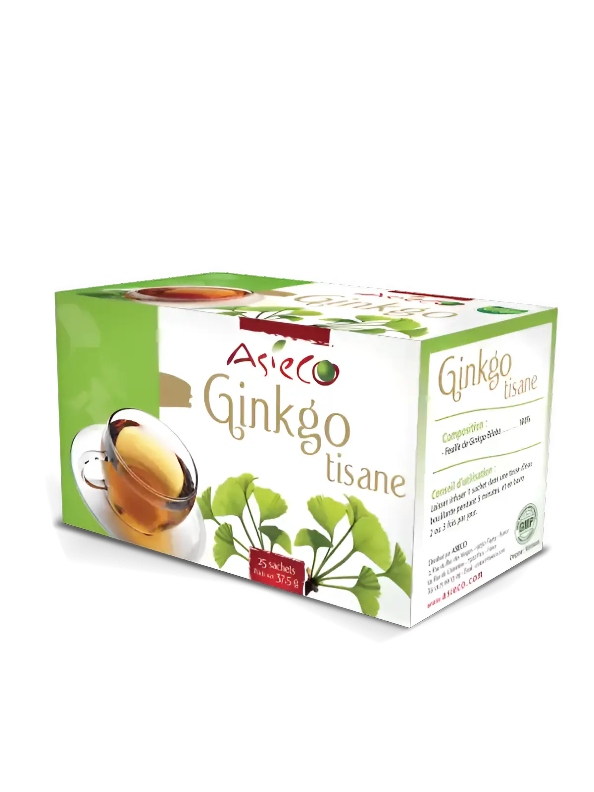 Tisane Ginkgo Biloba - 25 sachets de 1,5g