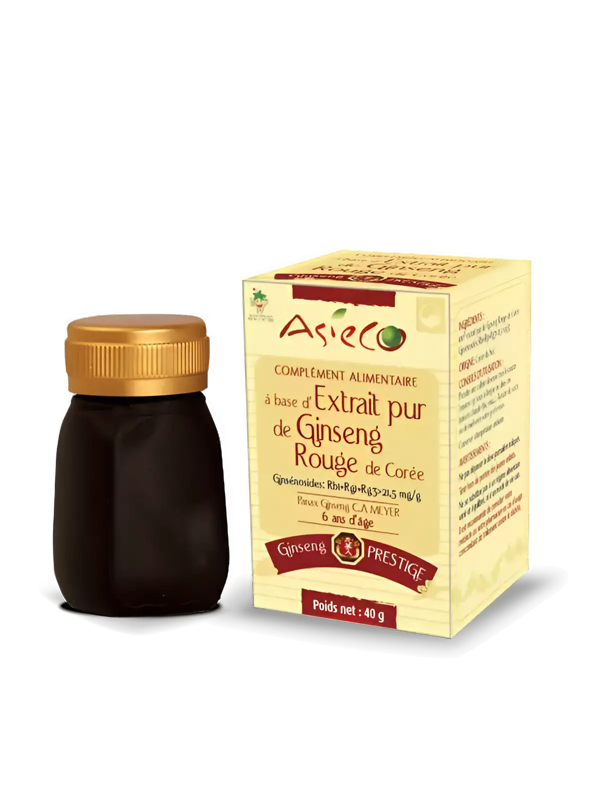 Extrait de Ginseng Rouge de Corée - Prestige - flacon de 40g