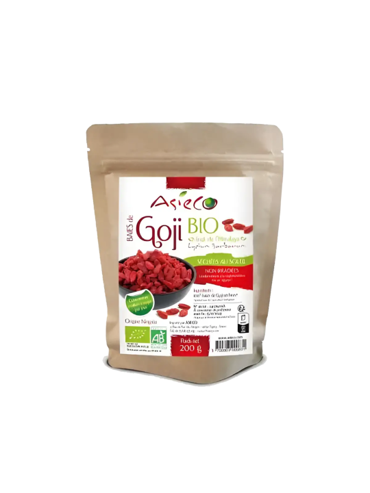 Baies de Goji BIO - Lycium barbarum - Sachet de 200 g