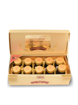 Extrait de Ginseng Rouge de Corée - Coffret de 10 flacons de 40g Prestige