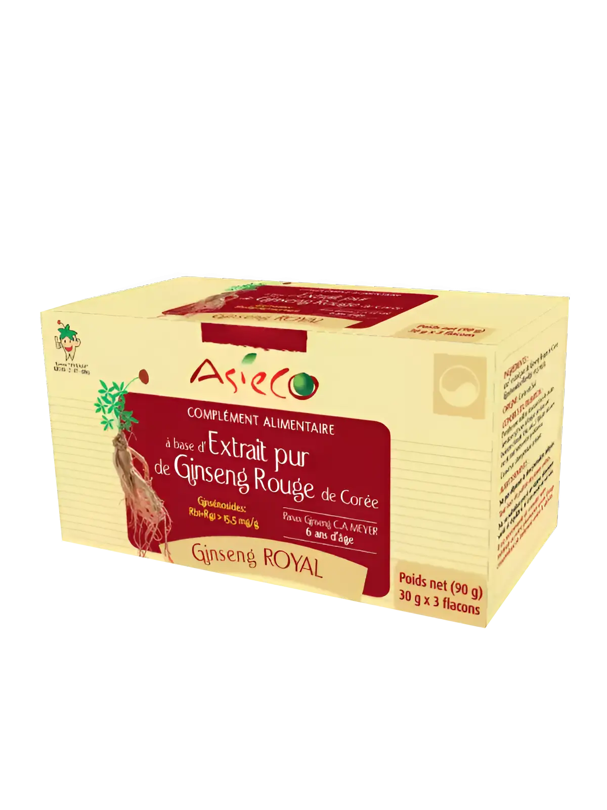 Extrait de Ginseng Rouge de Corée - Coffret de 3 flacons 30 g Royal