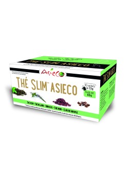 Thé Slim ASIECO – Infusion Minceur 5 Plantes, 40 Sachets | Asieco