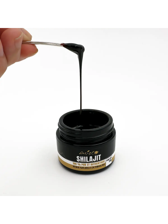 Shilajit Himalaya – Résine pure sans métaux lourds - Pot de 30g