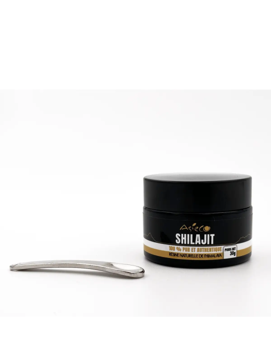 Shilajit Himalaya – Résine pure sans métaux lourds - Pot de 30g