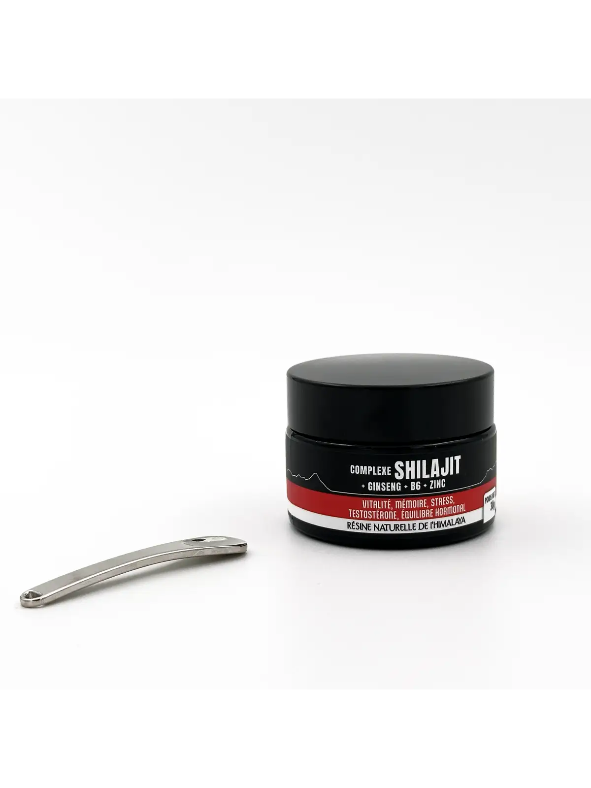 Complexe Shilajit + Ginseng + Vitamine B6 + Zinc – Résine-30G