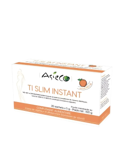 TI SLIM INSTANT Saveur Pêche -100g - 20 sachets de 5g