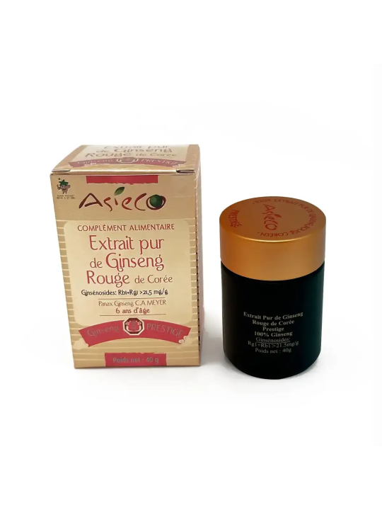 Extrait de Ginseng Rouge de Corée - Prestige - flacon de 40g